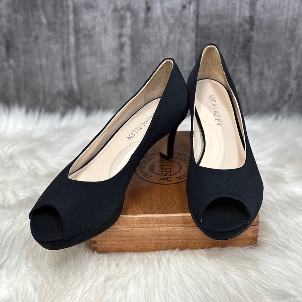⭐️Adrian Allen Sara Peep Toe Heels [S2121]